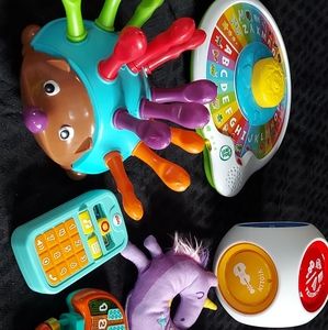 Gaggle of toys for infant&toddler